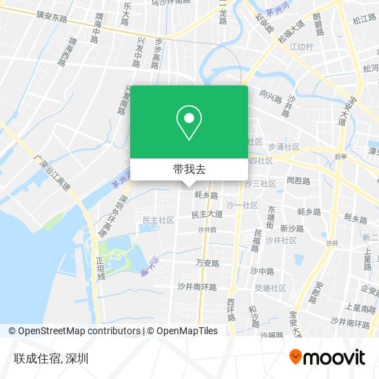 联成住宿地图