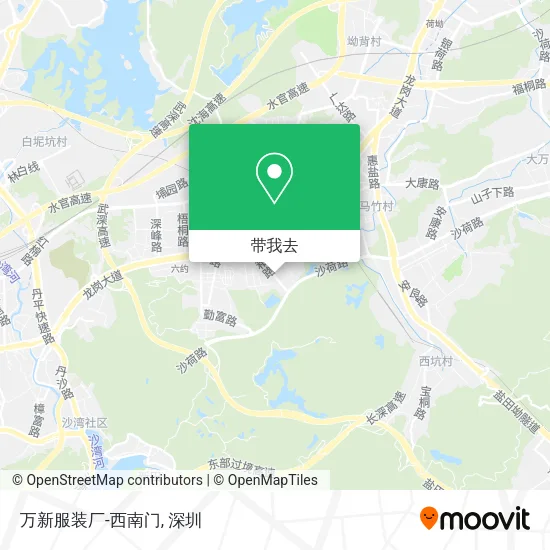 万新服装厂-西南门地图