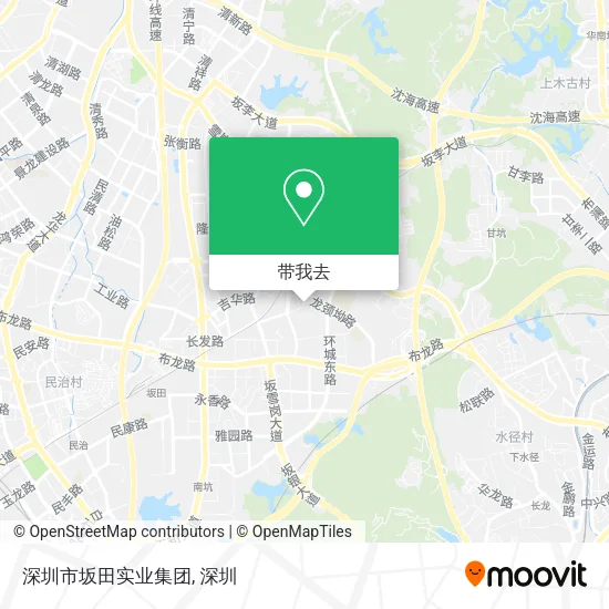 深圳市坂田实业集团地图