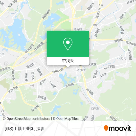 排榜山塘工业园地图