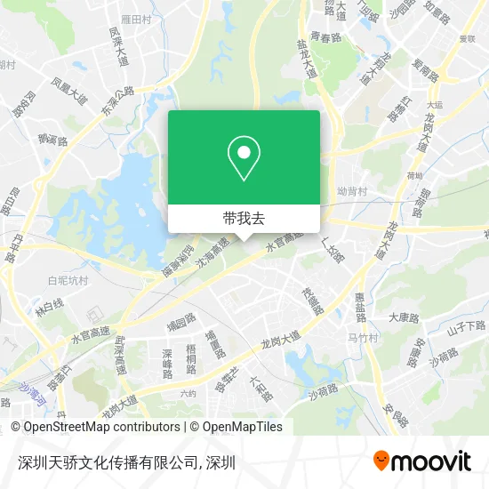 深圳天骄文化传播有限公司地图