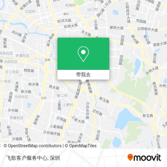 飞歌客户服务中心地图