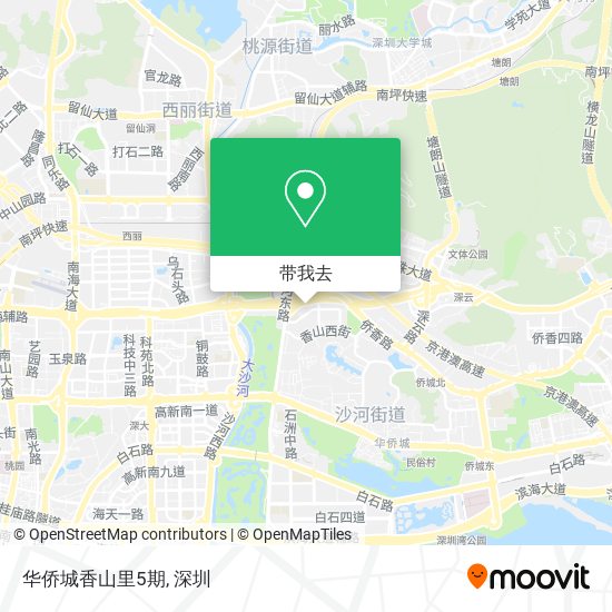华侨城香山里5期地图