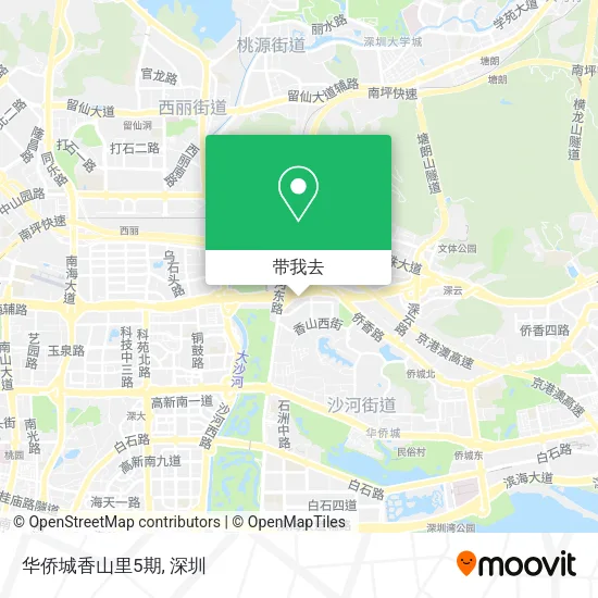 华侨城香山里5期地图