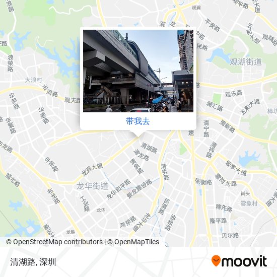 清湖路地图
