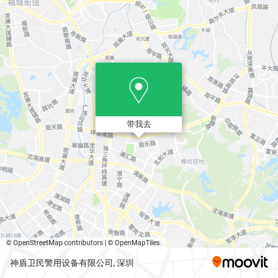 神盾卫民警用设备有限公司地图