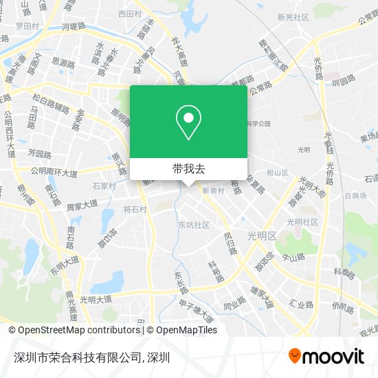 深圳市荣合科技有限公司地图