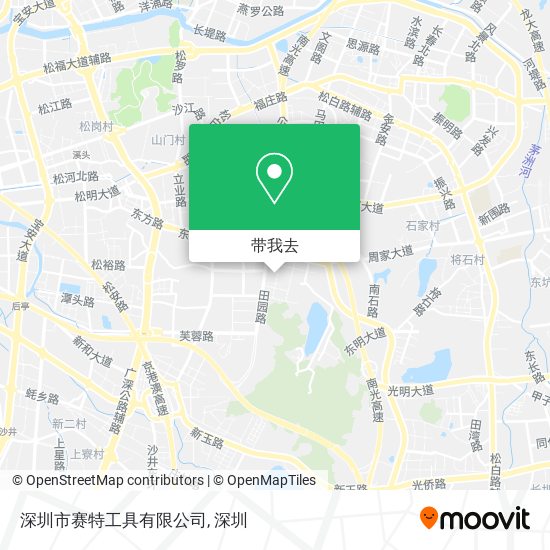 深圳市赛特工具有限公司地图