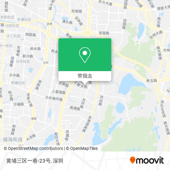 黄埔三区一巷-23号地图