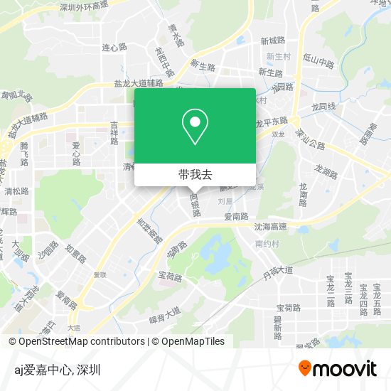 aj爱嘉中心地图