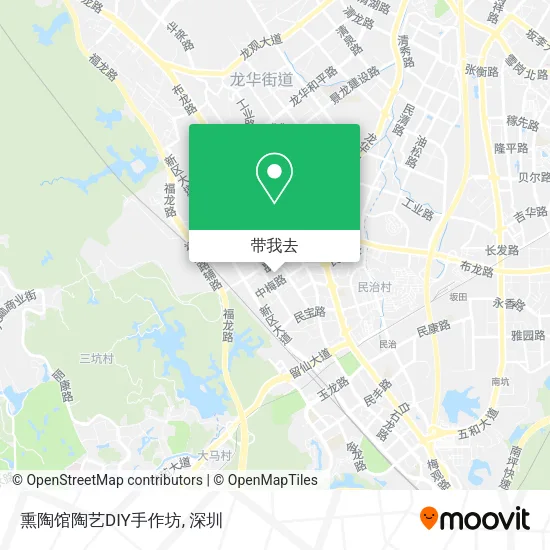 熏陶馆陶艺DIY手作坊地图