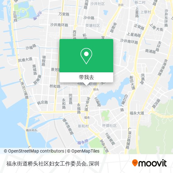 福永街道桥头社区妇女工作委员会地图