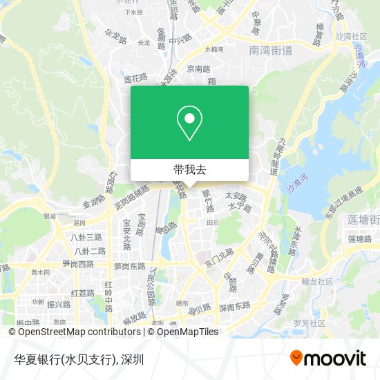 华夏银行(水贝支行)地图