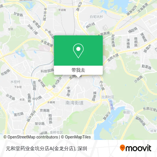 元和堂药业金坑分店A(金龙分店)地图