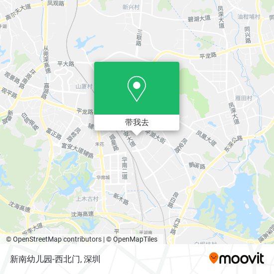 新南幼儿园-西北门地图