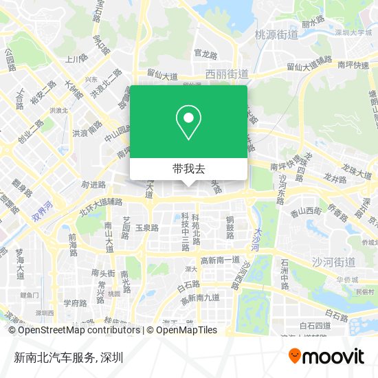 新南北汽车服务地图