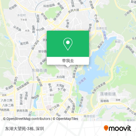 东湖大望苑-3栋地图