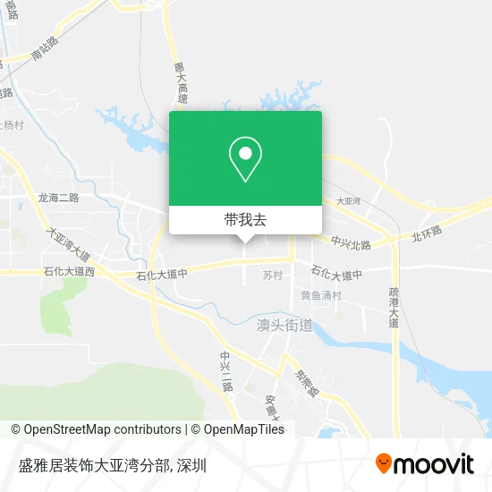 盛雅居装饰大亚湾分部地图