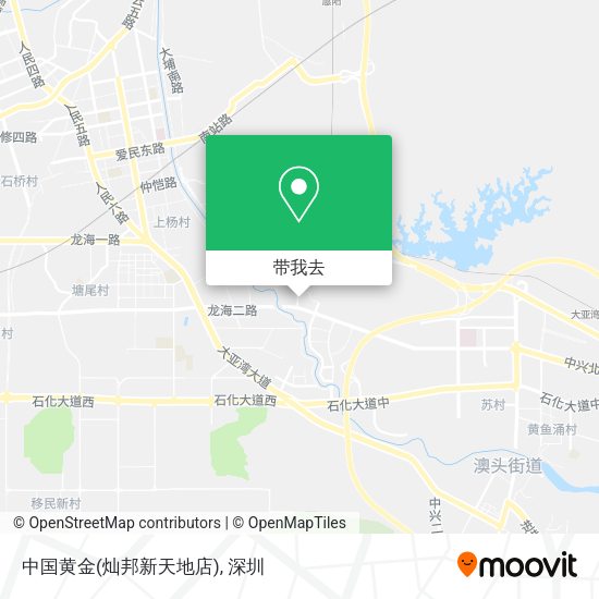 中国黄金(灿邦新天地店)地图