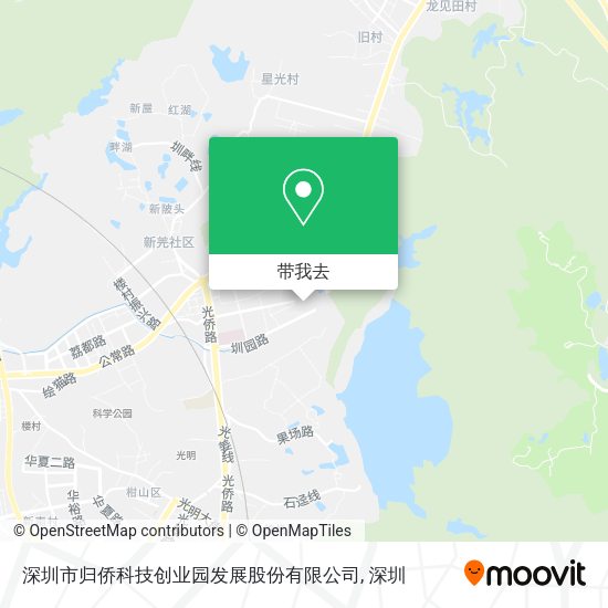 深圳市归侨科技创业园发展股份有限公司地图