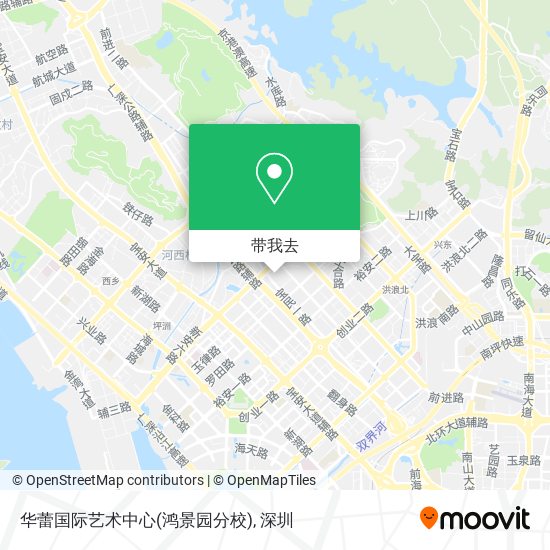 华蕾国际艺术中心(鸿景园分校)地图