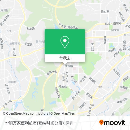 华润万家便利超市(塞纳时光分店)地图