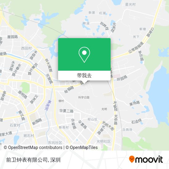 前卫钟表有限公司地图