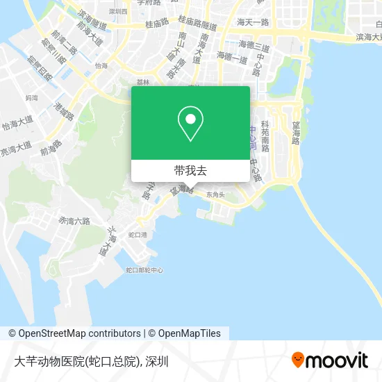 大芊动物医院(蛇口总院)地图