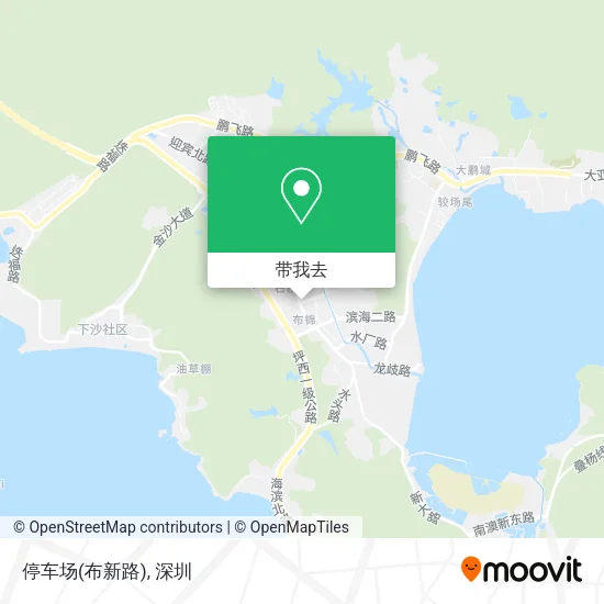 停车场(布新路)地图