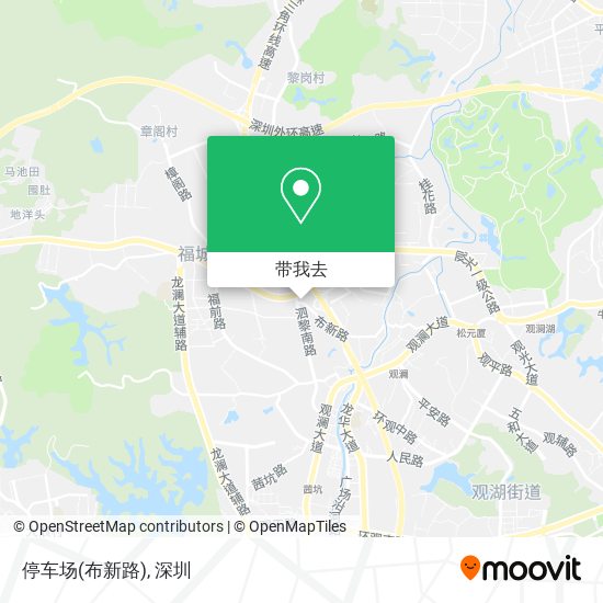 停车场(布新路)地图