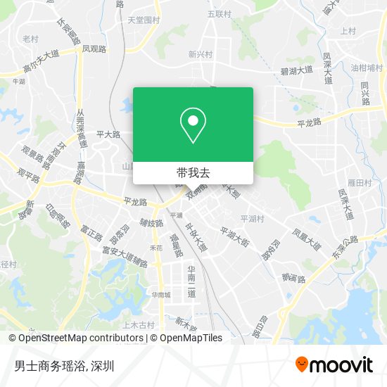 男士商务瑶浴地图
