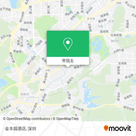 金丰园酒店地图