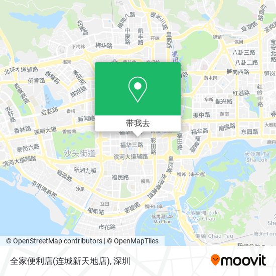 全家便利店(连城新天地店)地图