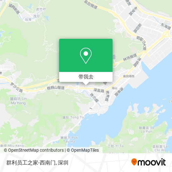 群利员工之家-西南门地图