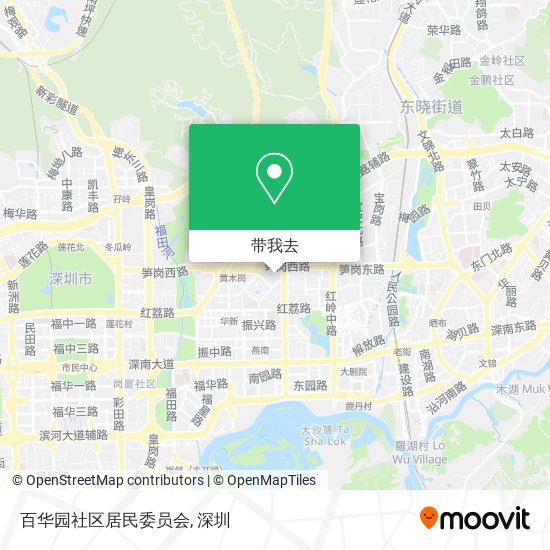 百华园社区居民委员会地图