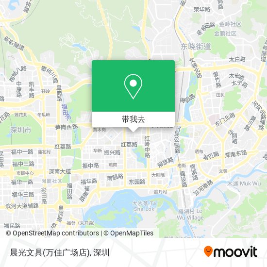 晨光文具(万佳广场店)地图