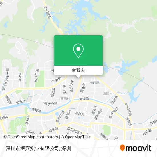 深圳市振嘉实业有限公司地图