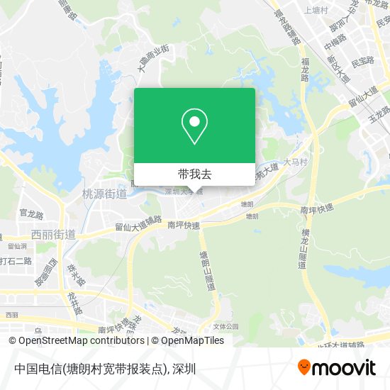 中国电信(塘朗村宽带报装点)地图
