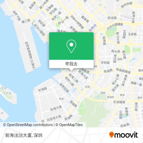 前海法治大厦地图