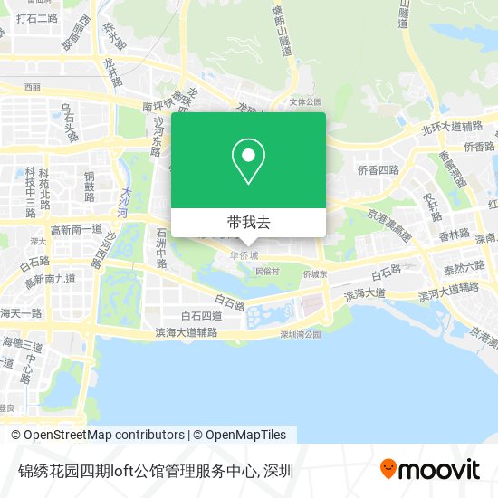 锦绣花园四期loft公馆管理服务中心地图