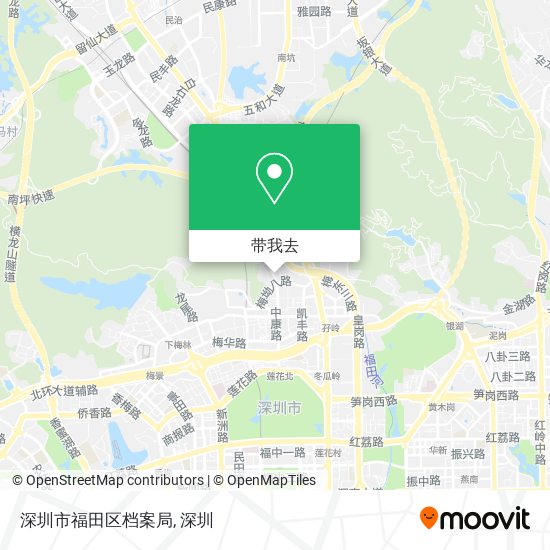 深圳市福田区档案局地图