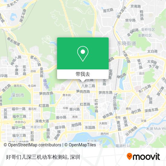 好哥们儿深三机动车检测站地图