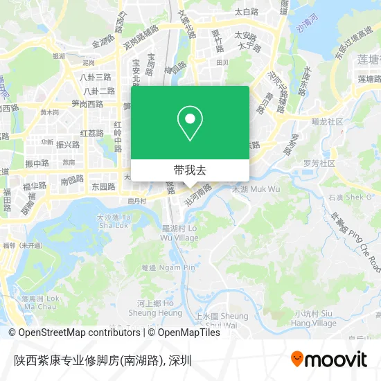 陕西紫康专业修脚房(南湖路)地图