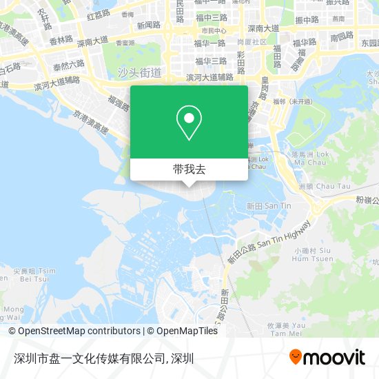深圳市盘一文化传媒有限公司地图