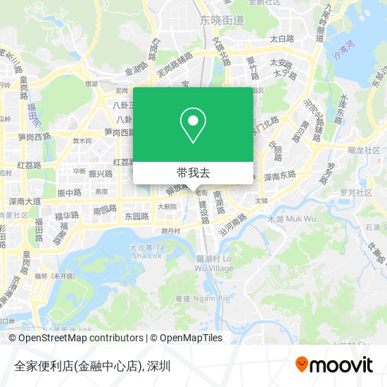 全家便利店(金融中心店)地图