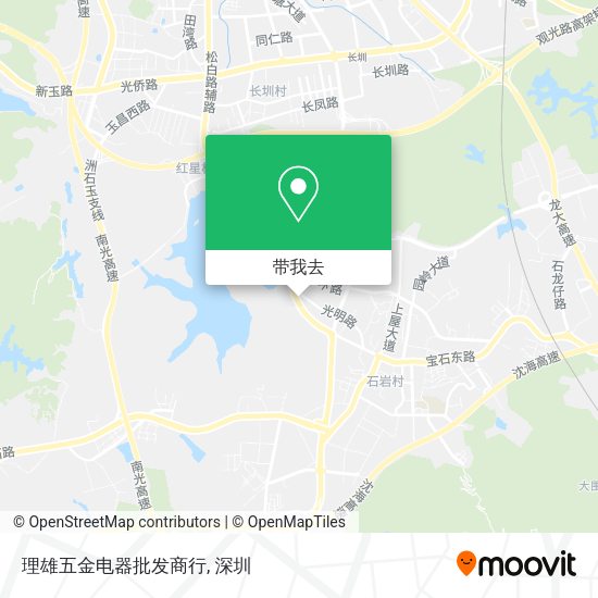 理雄五金电器批发商行地图