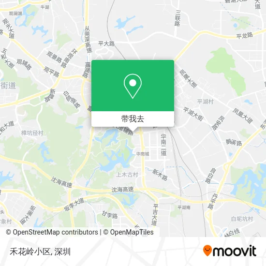 禾花岭小区地图