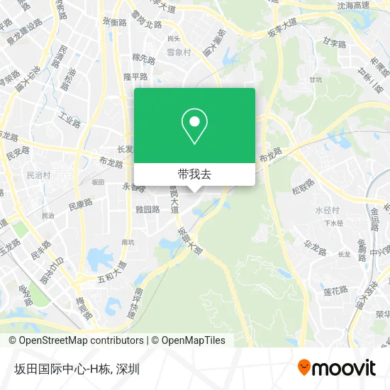 坂田国际中心-H栋地图
