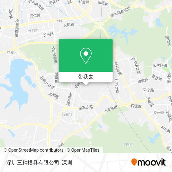 深圳三精模具有限公司地图