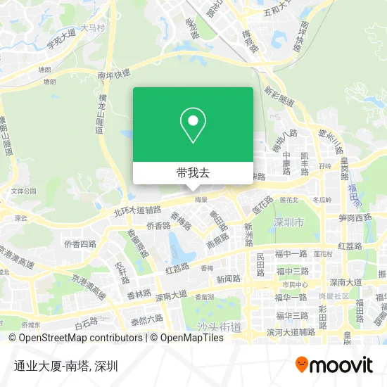 通业大厦-南塔地图